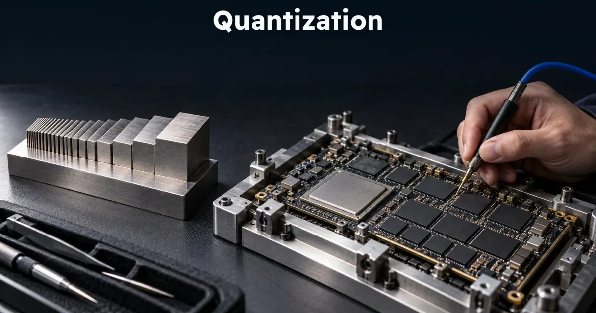 Quantization: كيف تصغر نماذج الذكاء الاصطناعي دون إعادة تدريبها من الصفر؟