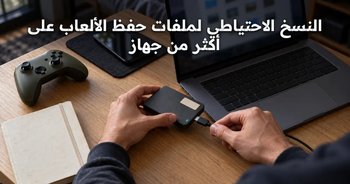 النسخ الاحتياطي لملفات حفظ الألعاب على أكثر من جهاز