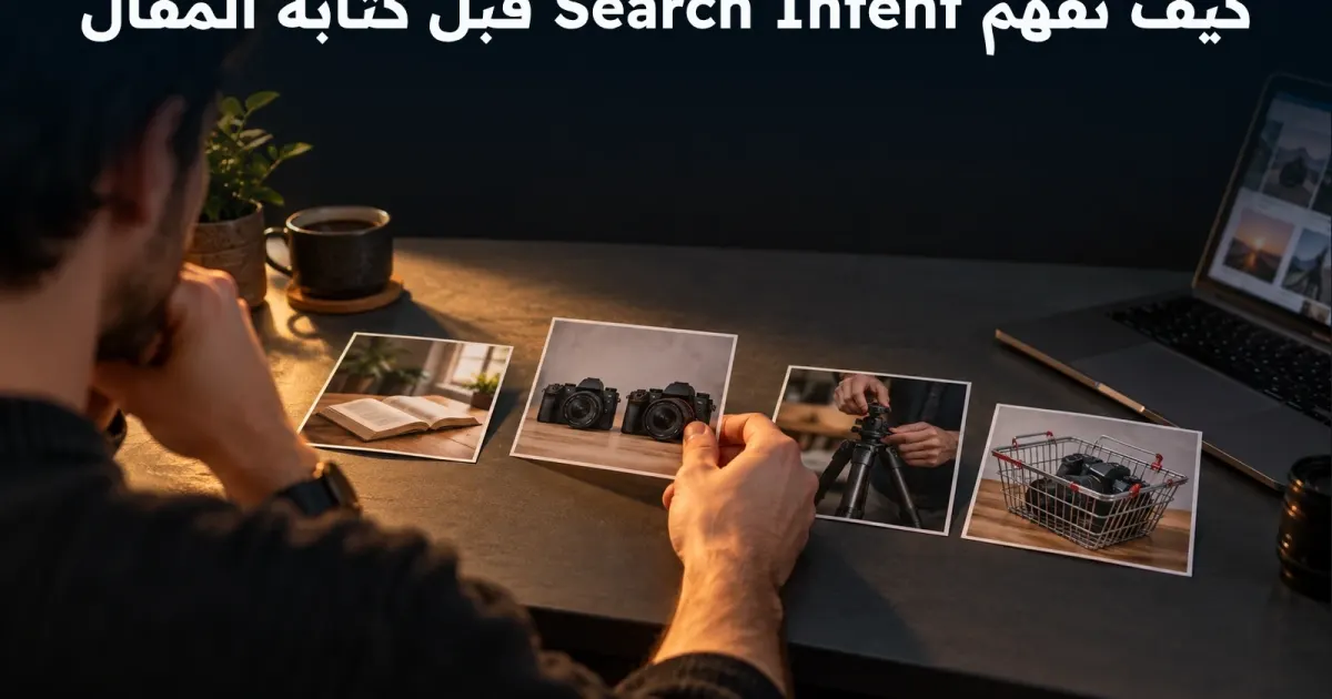 كيف تفهم Search Intent قبل كتابة المقال