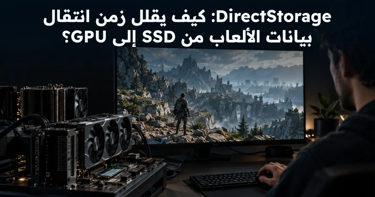 DirectStorage ومسار تحميل الألعاب: أين ينتهي دور SSD وتبدأ بقية القيود؟