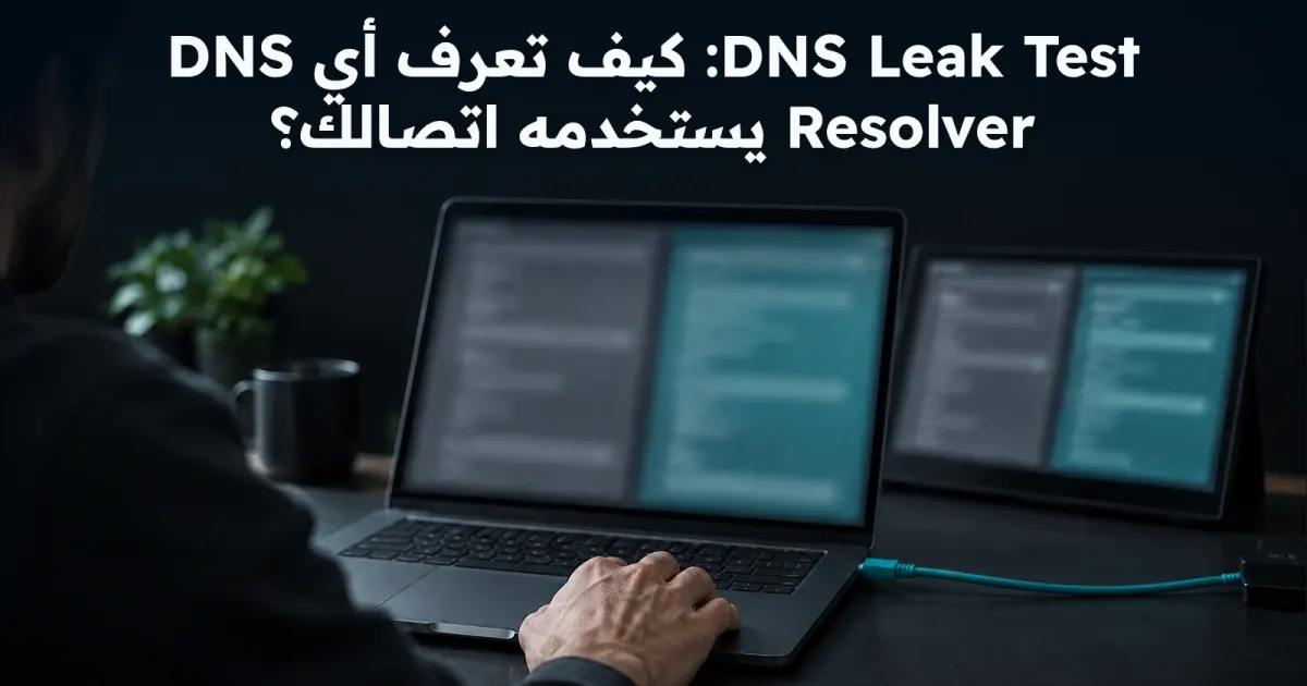 قراءة DNS Leak Test: اربط الـResolver بمسار الشبكة المتوقع