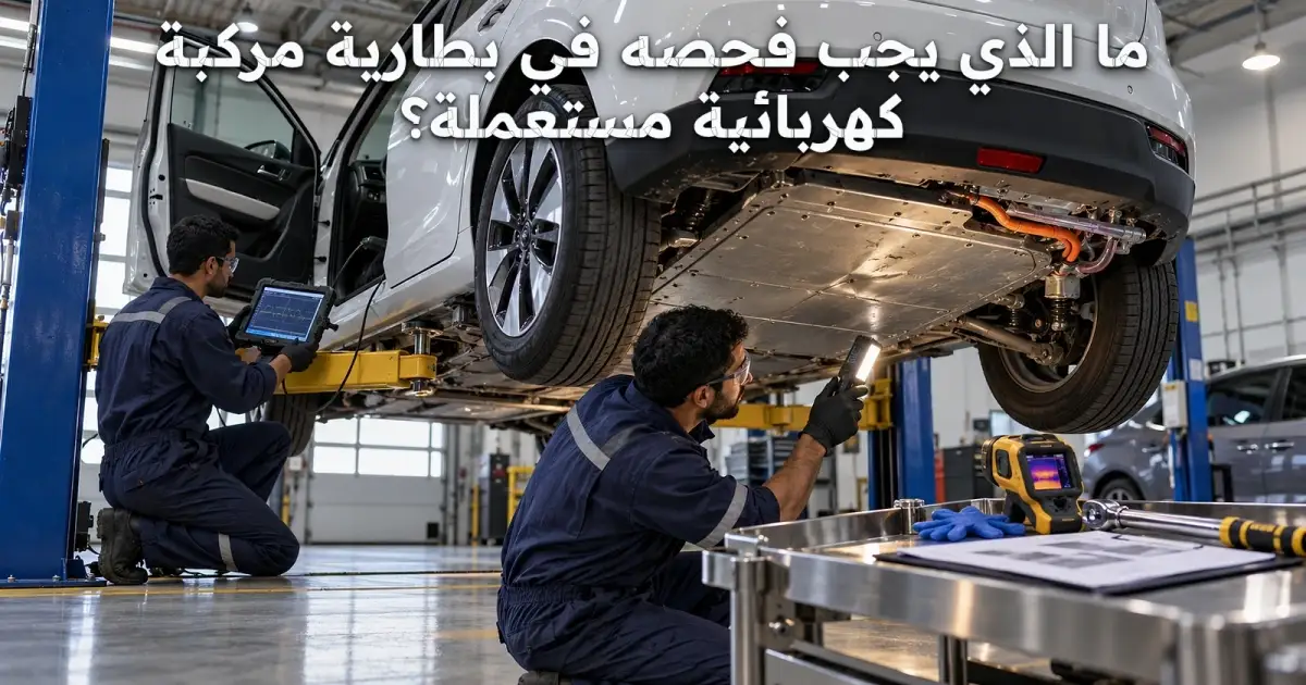 ما الذي يجب فحصه في بطارية مركبة كهربائية مستعملة؟