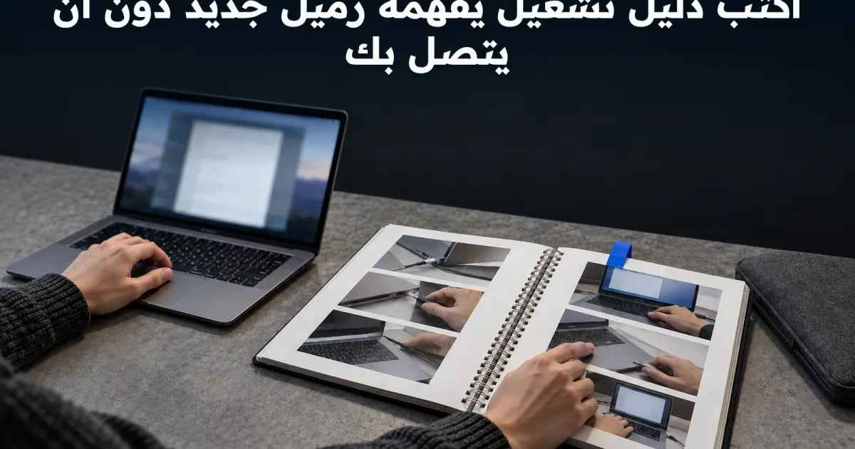 اكتب دليل تشغيل يفهمه زميل جديد دون أن يتصل بك