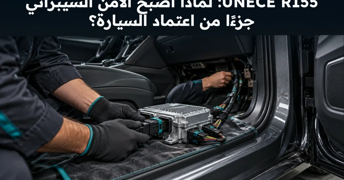 UNECE R155: من ملف المخاطر إلى متابعة أمن السيارة بعد البيع