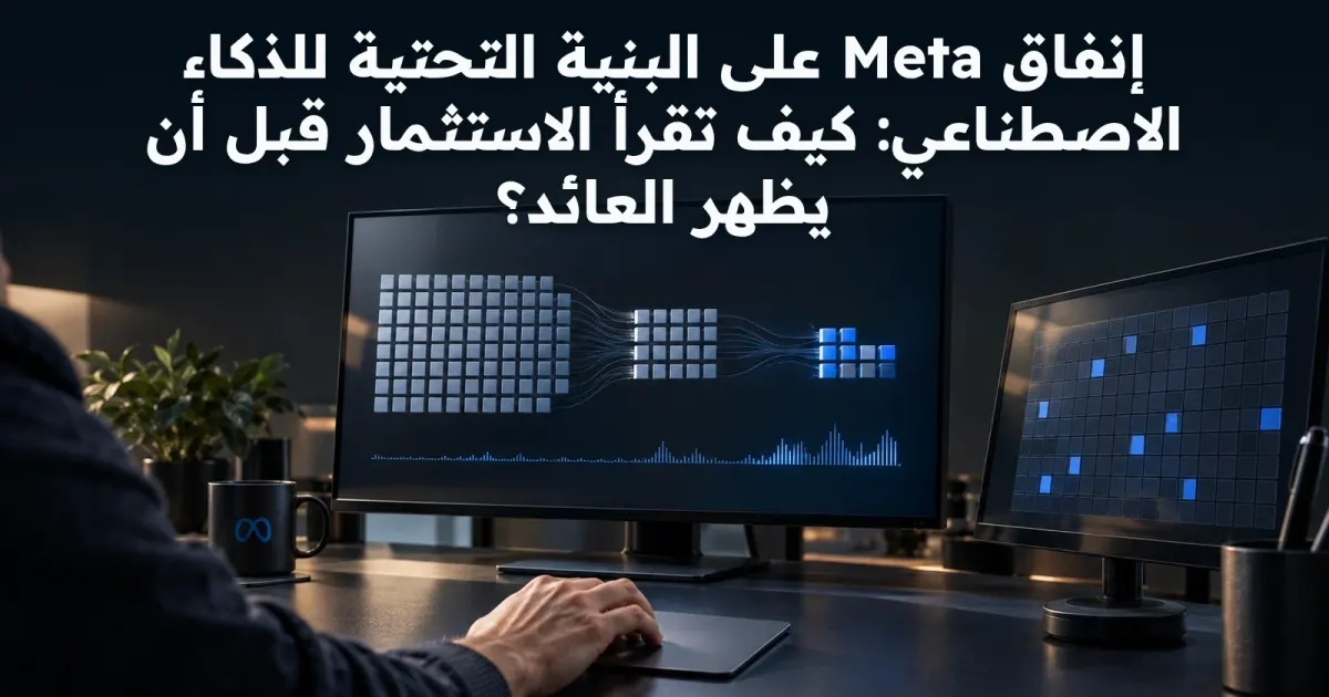إنفاق Meta على الذكاء الاصطناعي: دفتر متابعة للفجوة بين شراء الخوادم وتشغيلها