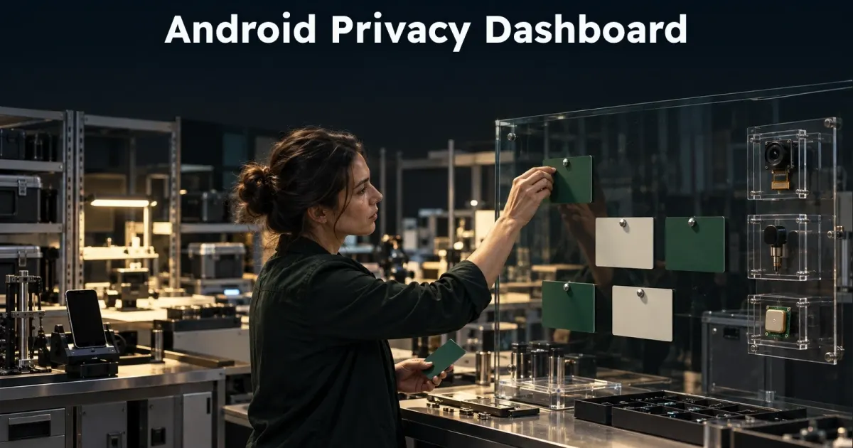 Android Privacy Dashboard: كيف تراجع من استخدم الكاميرا والميكروفون والموقع؟