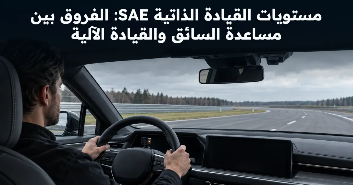 مستويات القيادة الذاتية SAE: الفروق بين مساعدة السائق والقيادة الآلية