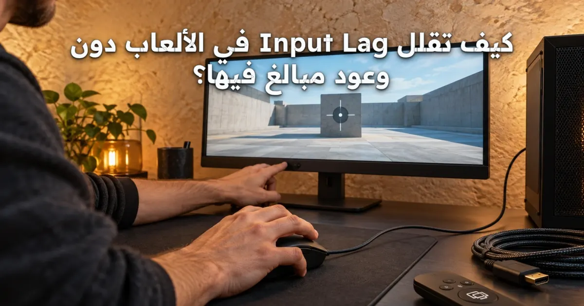 كيف تقلل Input Lag في الألعاب دون وعود مبالغ فيها؟