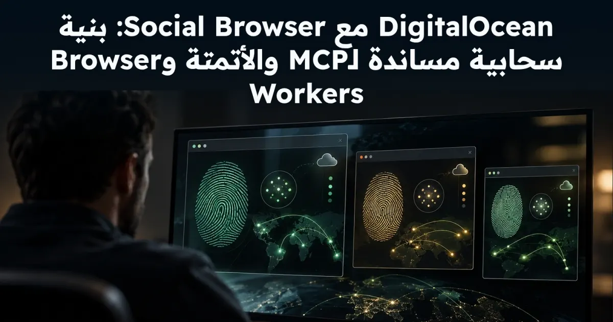 DigitalOcean مع Social Browser: بنية سحابية مساندة لـMCP والأتمتة وBrowser Workers