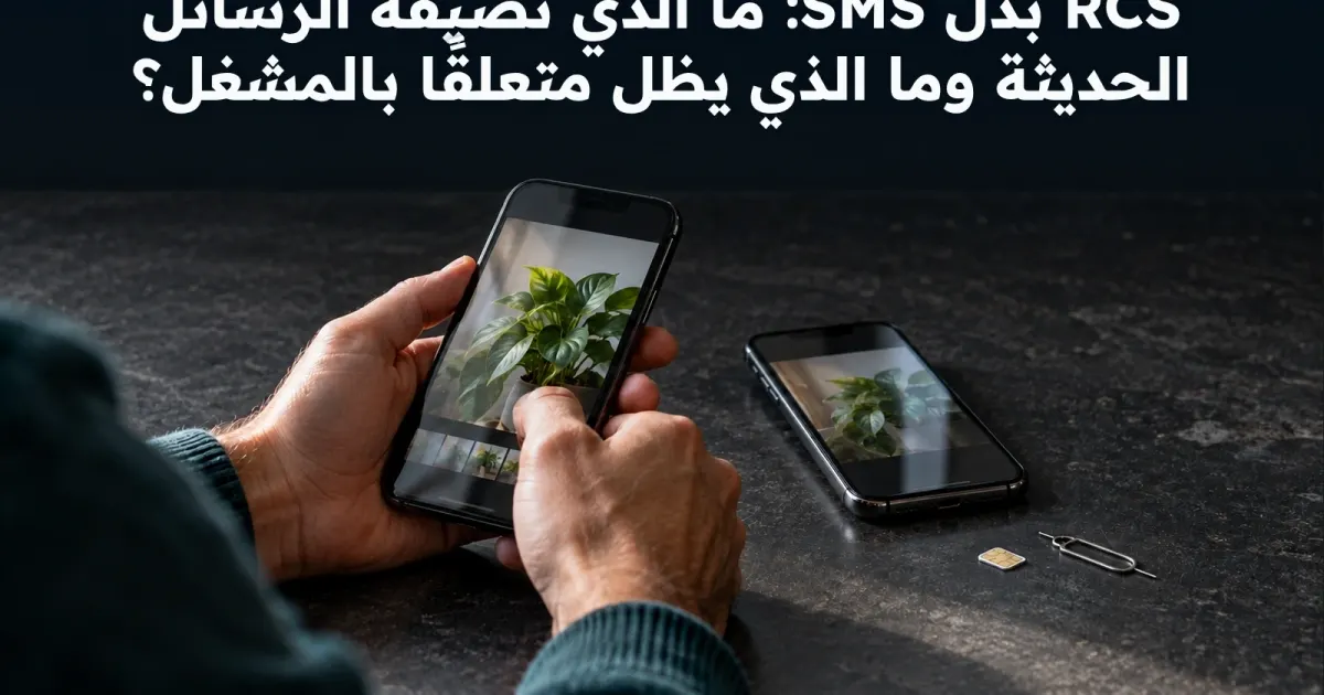 RCS وSMS في الاستخدام اليومي: التوافق والتشفير وخطة الرسالة البديلة