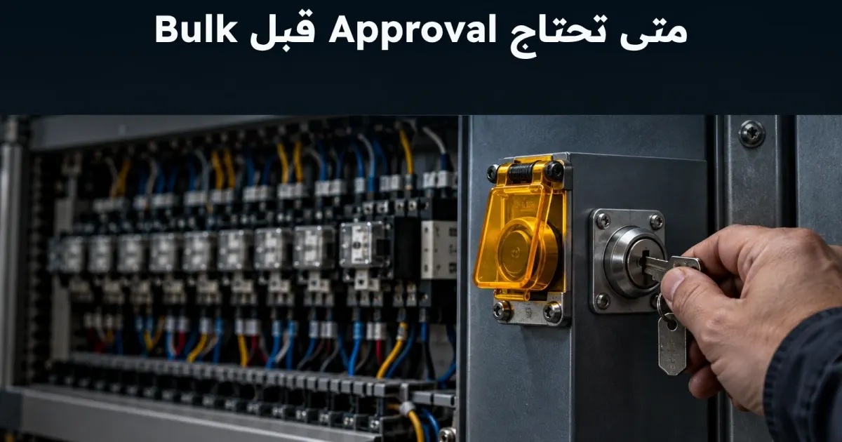 متى تحتاج Approval قبل Bulk Action على عشرات الحسابات