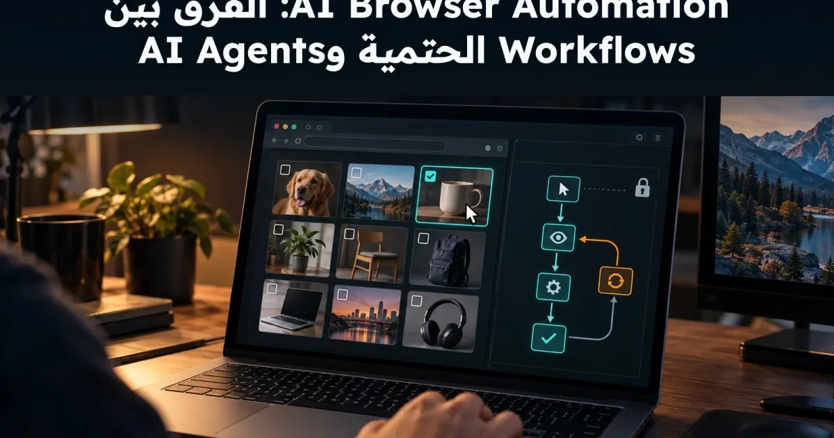 أتمتة المتصفح: متى تختار Workflow ومتى تحتاج Agent؟