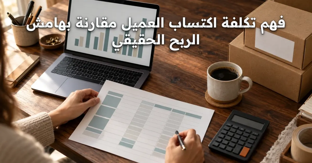 فهم تكلفة اكتساب العميل مقارنة بهامش الربح الحقيقي