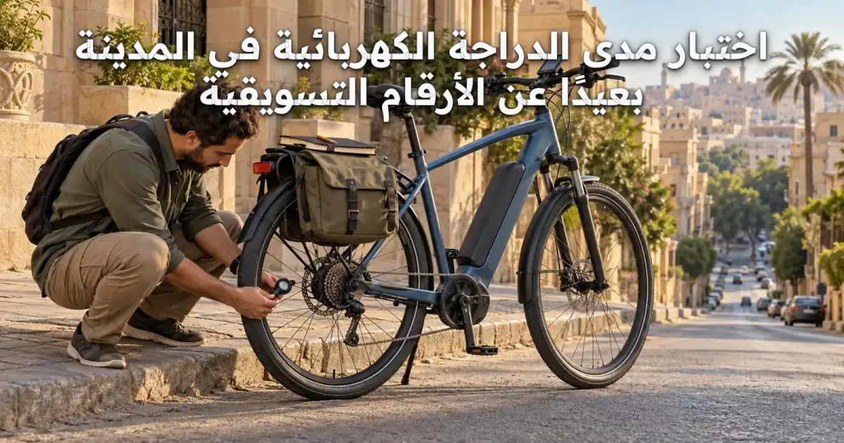 اختبار مدى الدراجة الكهربائية في المدينة بعيدًا عن الأرقام التسويقية