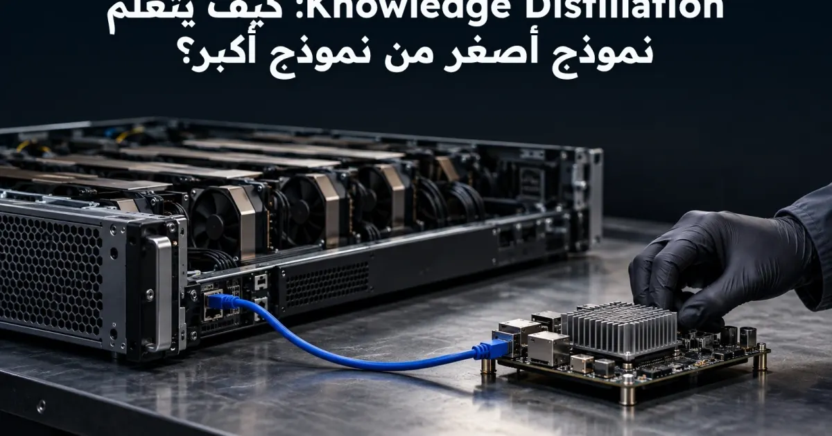 Knowledge Distillation: كيف يتعلم نموذج أصغر من نموذج أكبر؟