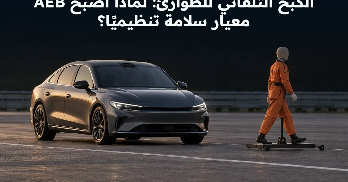 الكبح التلقائي AEB: كيف تقرأ متطلبات السلامة وحدود سيارتك؟