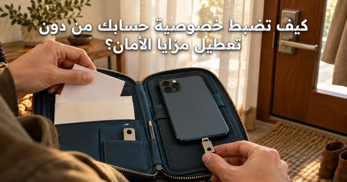 كيف تضبط خصوصية حسابك من دون تعطيل مزايا الأمان؟