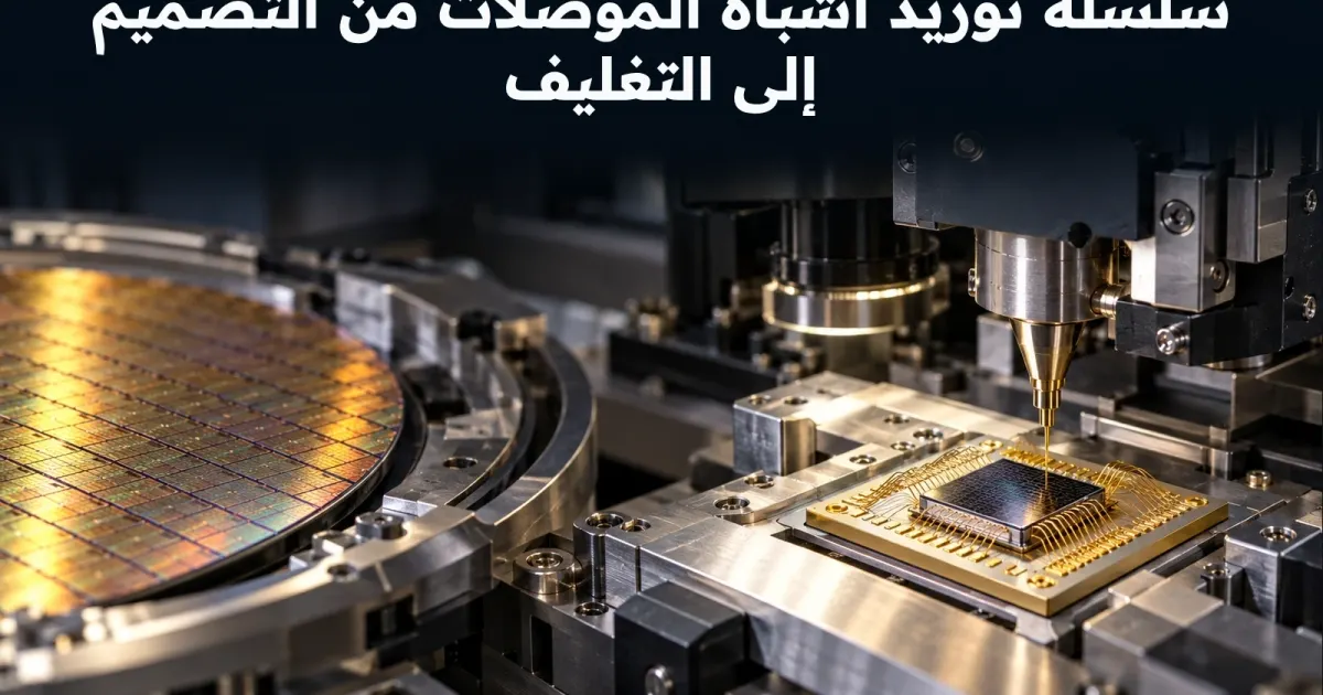 سلسلة توريد أشباه الموصلات من التصميم إلى التغليف