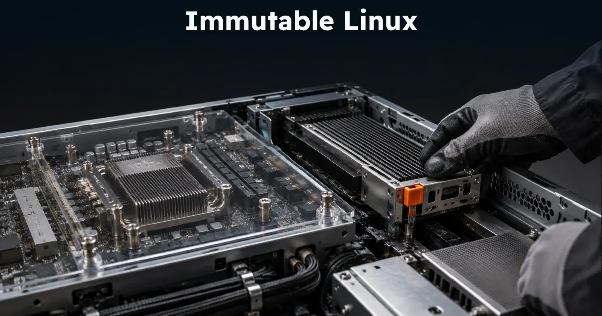 Immutable Linux: لماذا تفصل بعض الأنظمة النظام الأساسي عن تطبيقات المستخدم؟