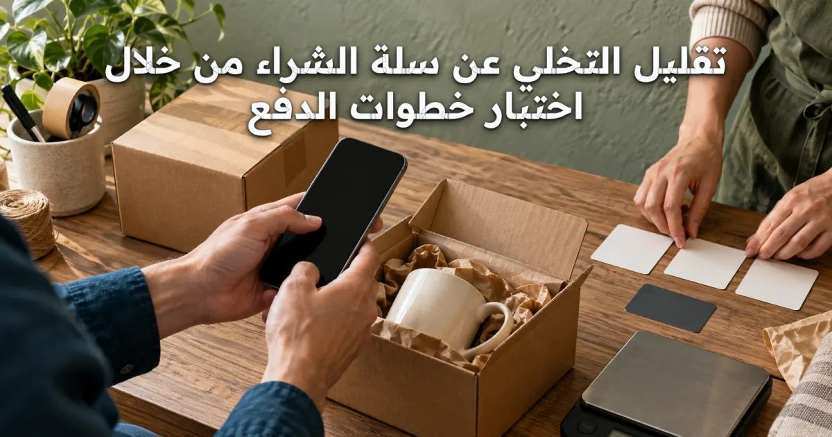 تقليل التخلي عن سلة الشراء من خلال اختبار خطوات الدفع