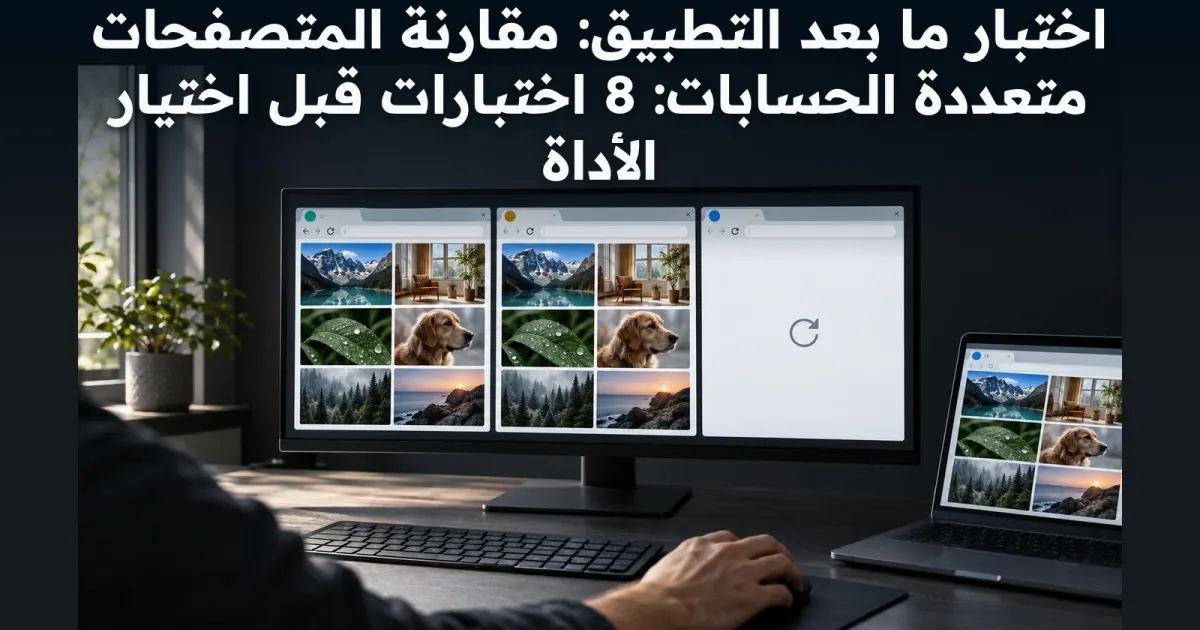 استعادة بروفايلات المتصفح بعد الانقطاع: بروتوكول تحقق قبل التعميم