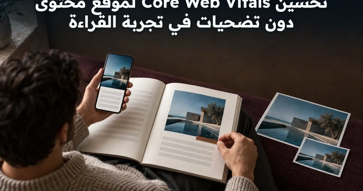 تحسين Core Web Vitals لموقع محتوى دون تضحيات في تجربة القراءة