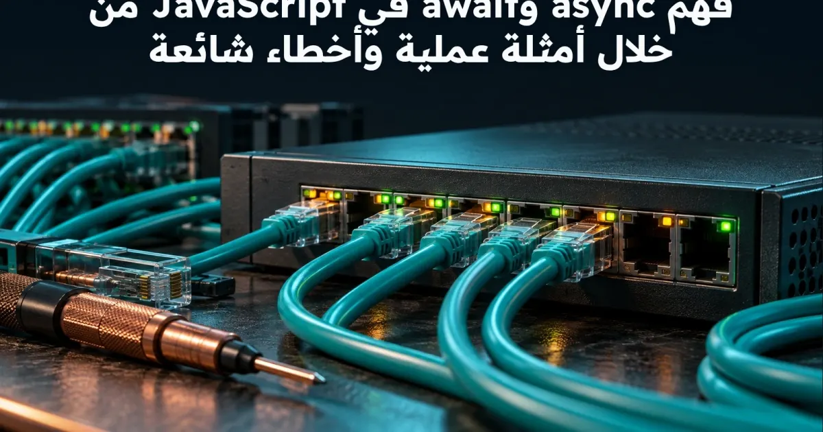 فهم async وawait في JavaScript من خلال أمثلة عملية وأخطاء شائعة