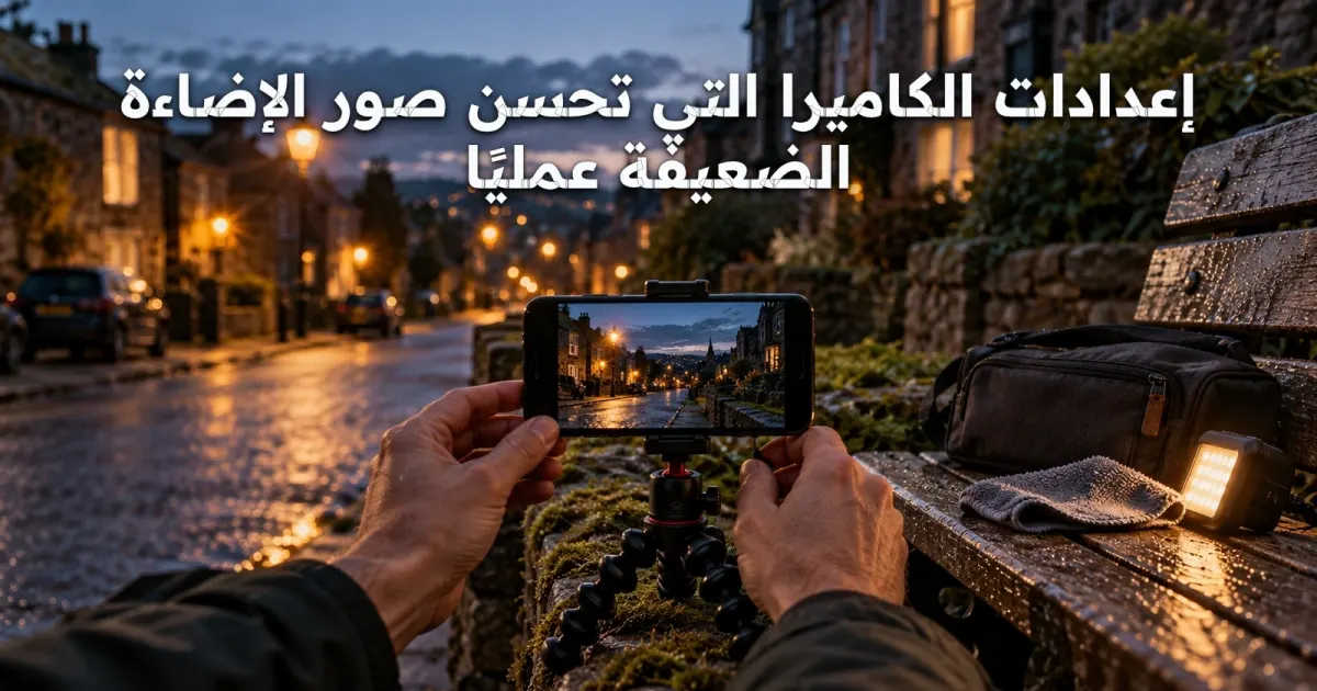 إعدادات الكاميرا التي تحسن صور الإضاءة الضعيفة عمليًا