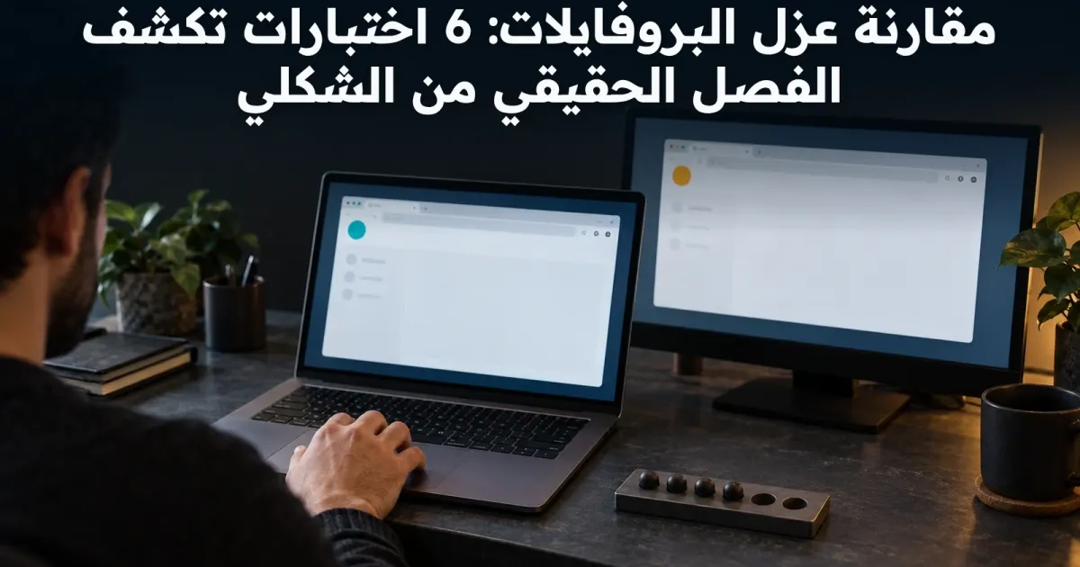 ستة فحوص تأسيسية لعزل البروفايلات قبل استخدامها في العمل