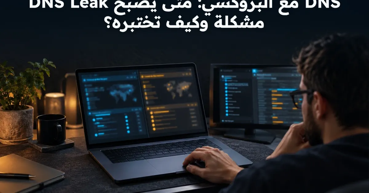 مين بيحل اسم الموقع؟ تشخيص اختلاف مسار DNS بين تطبيقين