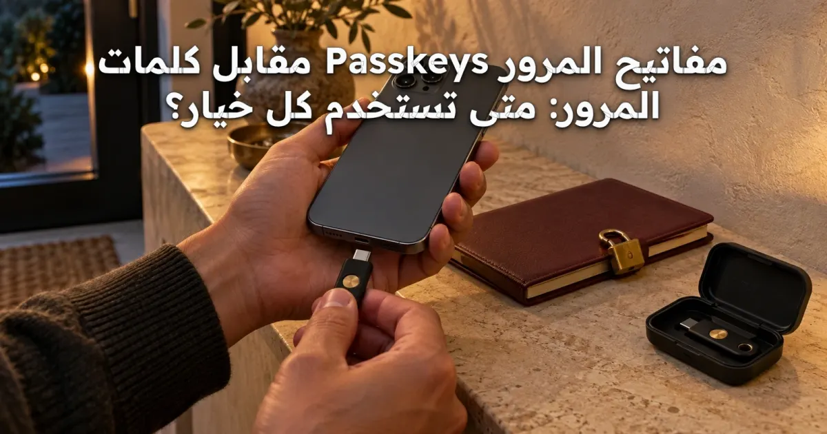 مفاتيح المرور Passkeys مقابل كلمات المرور: متى تستخدم كل خيار؟