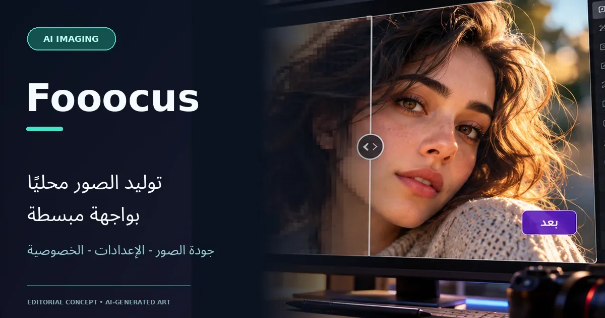 Fooocus: توليد الصور بواجهة مبسطة مع ضبط الجودة والخصوصية
