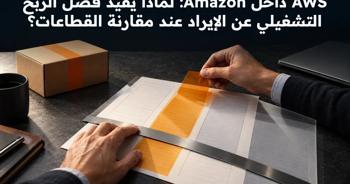 قراءة نتائج AWS: ورقة مقارنة تفصل المبيعات عن الربح والنقد