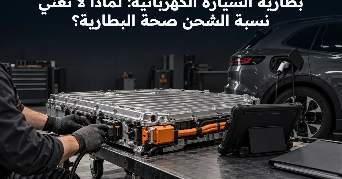 صحة بطارية السيارة الكهربائية: ملف فحص يتجاوز رقم الشحن