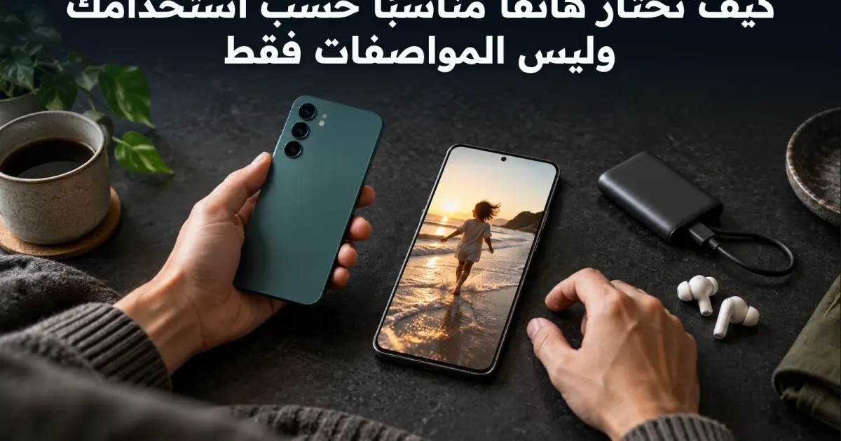 كيف تختار هاتفًا مناسبًا حسب استخدامك وليس المواصفات فقط