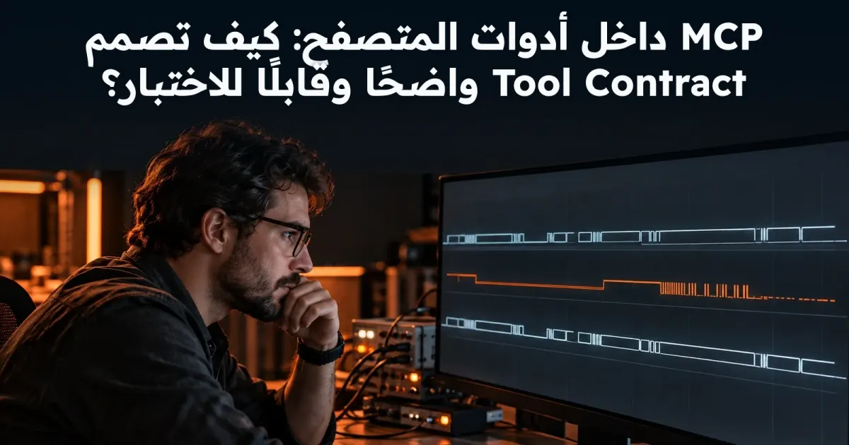 MCP داخل أدوات المتصفح: كيف تصمم Tool Contract واضحًا وقابلًا للاختبار؟