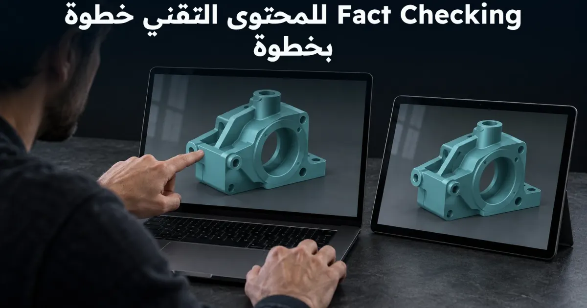 Fact Checking للمحتوى التقني خطوة بخطوة