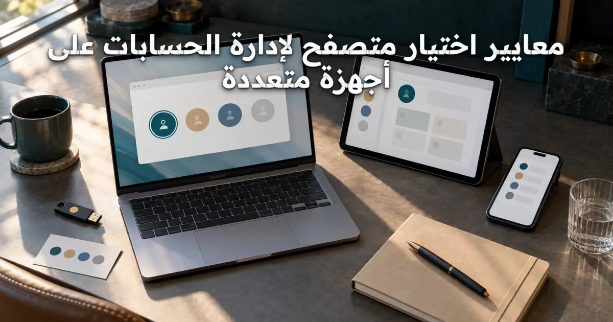 معايير اختيار متصفح لإدارة الحسابات على أجهزة متعددة