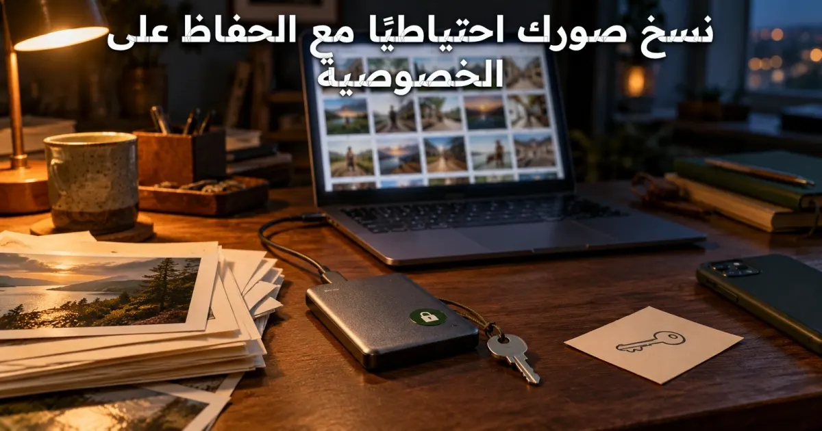 نسخ صورك احتياطيًا مع الحفاظ على الخصوصية