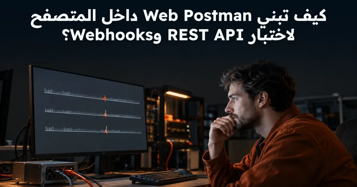 كيف تبني Web Postman داخل المتصفح لاختبار REST API وWebhooks؟