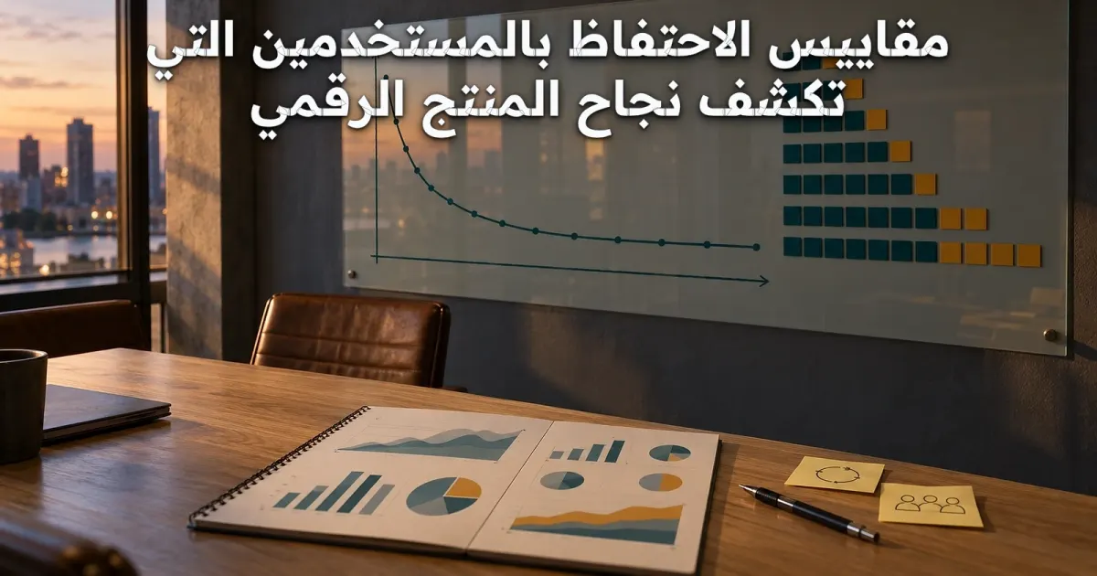 مقاييس الاحتفاظ بالمستخدمين التي تكشف نجاح المنتج الرقمي