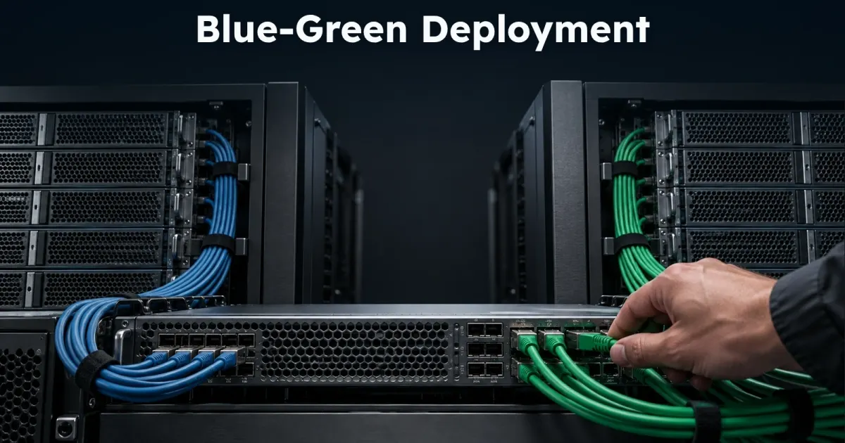 Blue-Green Deployment: كيف تبدل الإصدار بدون تحديث كل المستخدمين في اللحظة نفسها؟