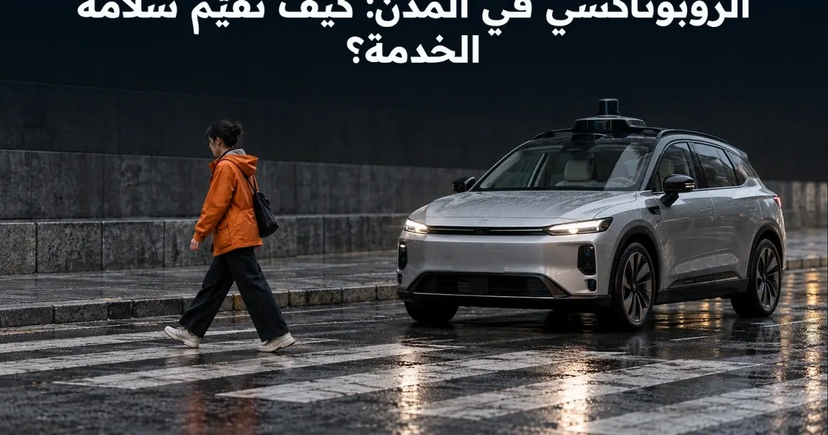 الروبوتاكسي في المدن: كيف تقيّم سلامة الخدمة؟