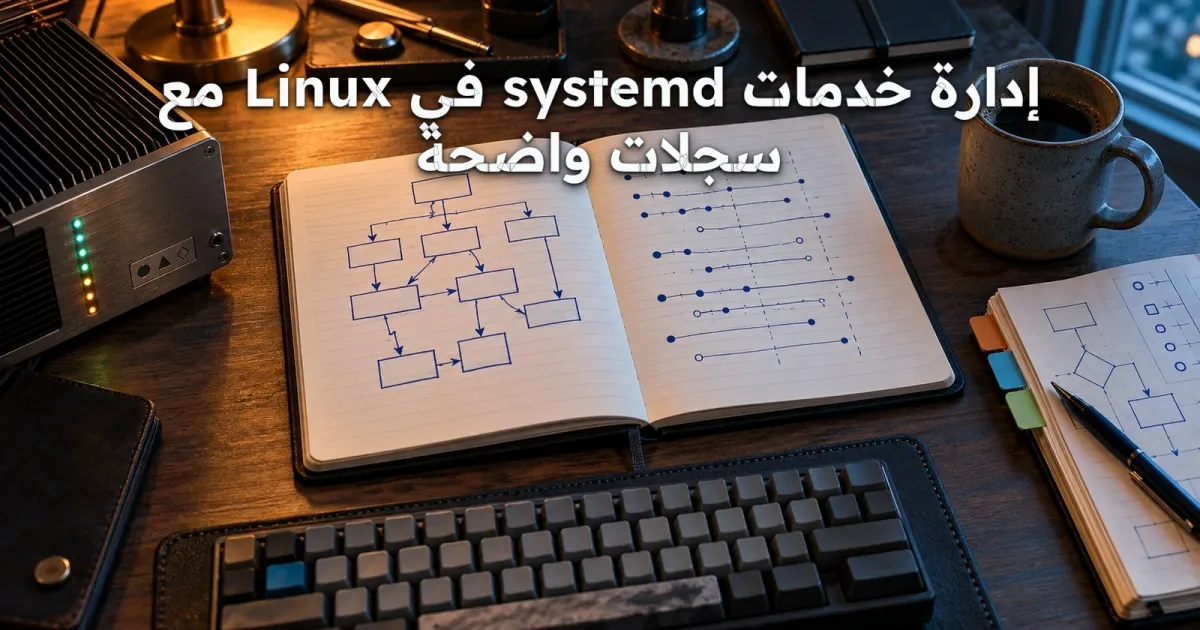 إدارة خدمات systemd في Linux مع سجلات واضحة
