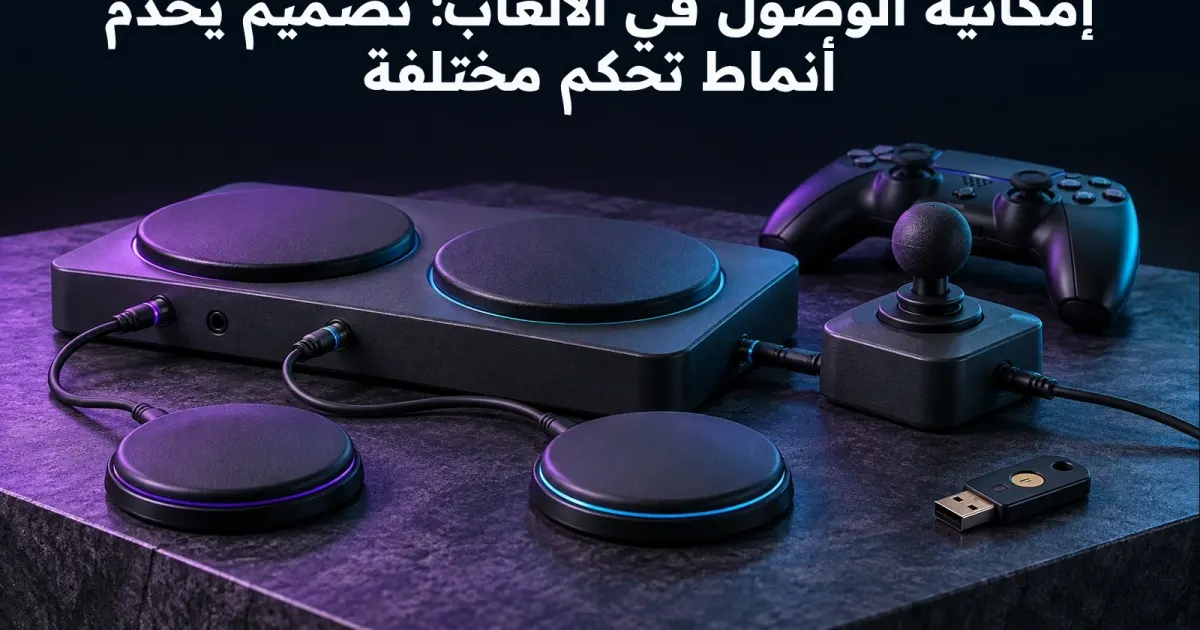 إمكانية الوصول في الألعاب: تصميم يخدم أنماط تحكم مختلفة