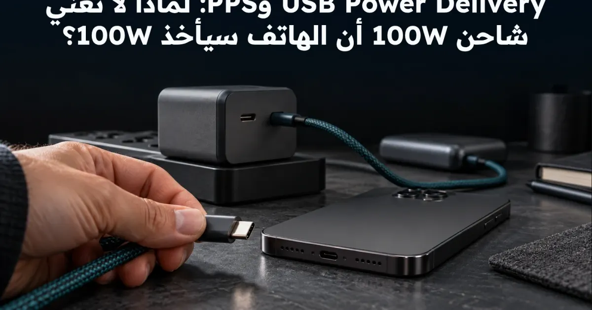 شاحن 100W وهاتف أبطأ: افحص توافق PD وPPS قبل الاستبدال