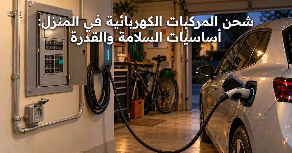 شحن المركبات الكهربائية في المنزل: أساسيات السلامة والقدرة