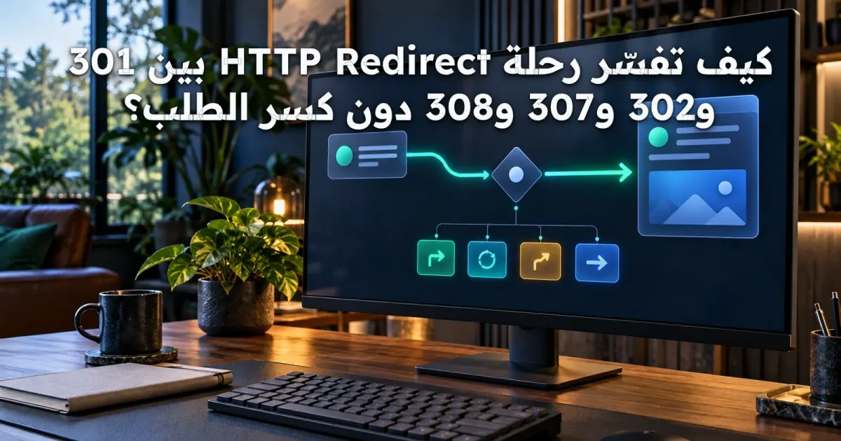 كيف تفسّر رحلة HTTP Redirect بين 301 و302 و307 و308 دون كسر الطلب؟