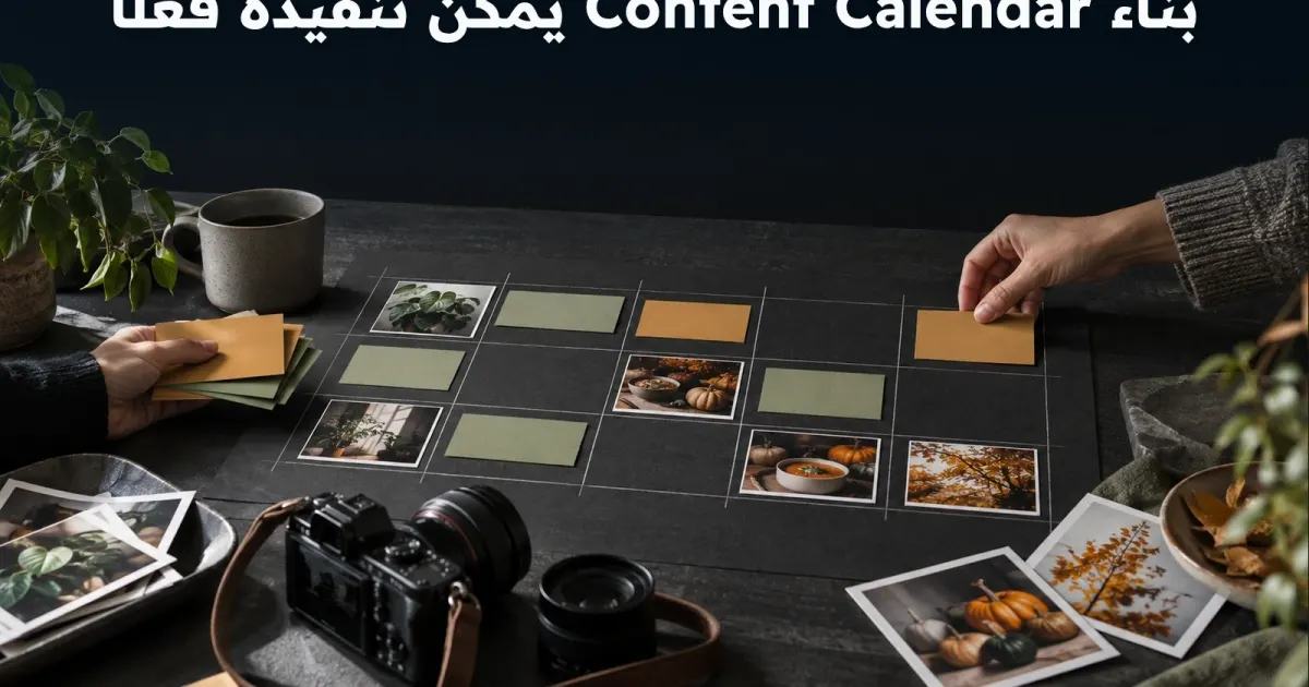 بناء Content Calendar يمكن تنفيذه فعلًا