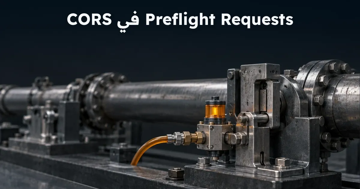 Preflight Requests في CORS: لماذا OPTIONS يفشل قبل الطلب الحقيقي